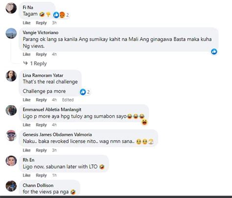 Vlogger Receives Online Criticisms for Taking ‘Ligo .